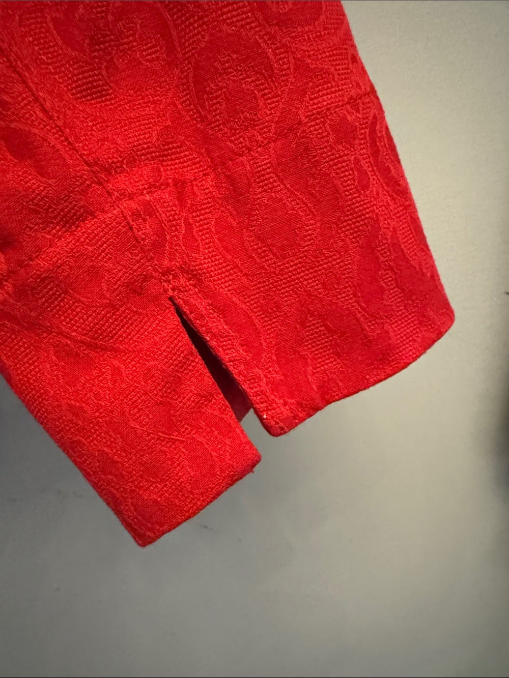 Coldwater Creek Red Ruffle-Trim Jacket - Picture 7 of 7